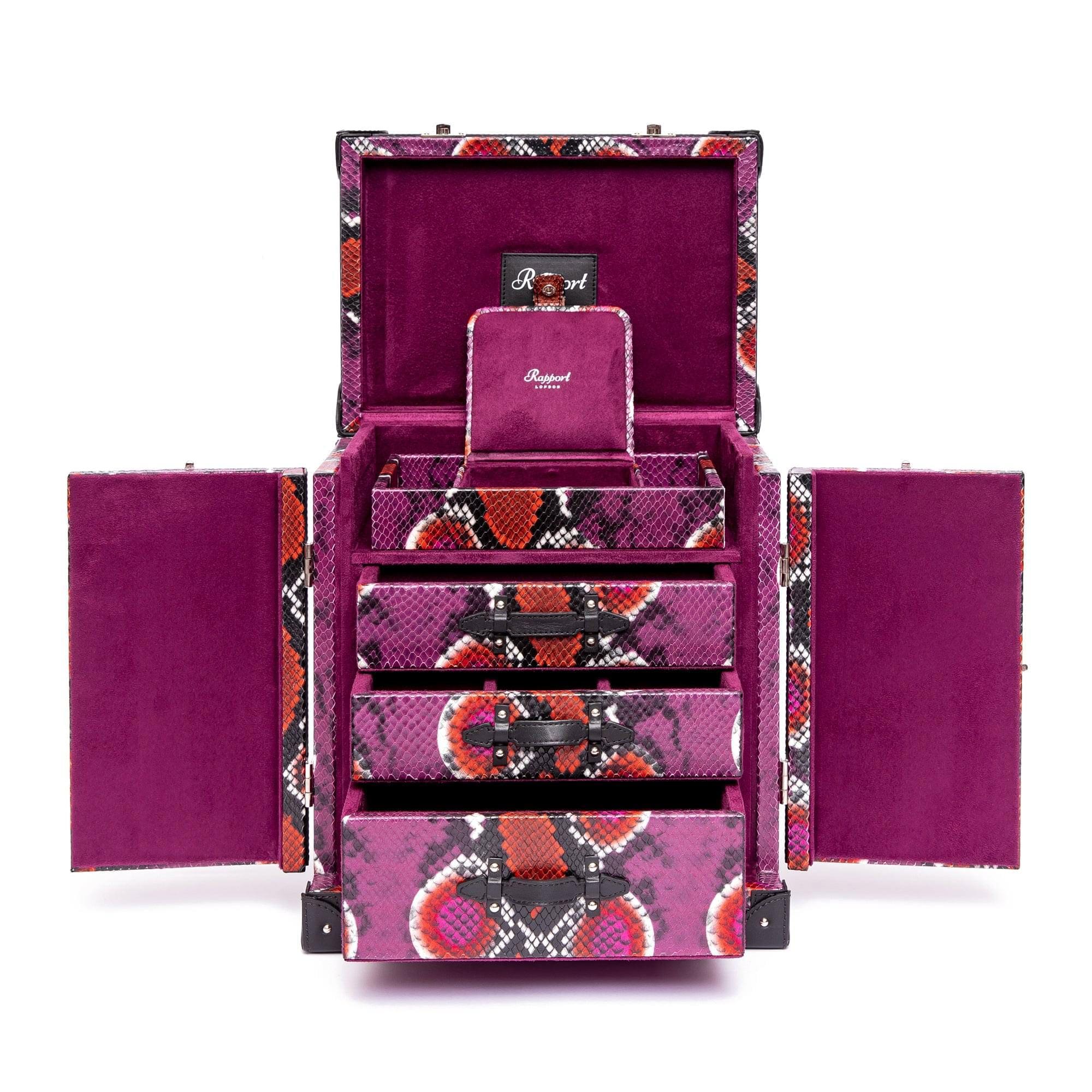 Amour Deluxe Jewellery Trunk - Pink - Image 4
