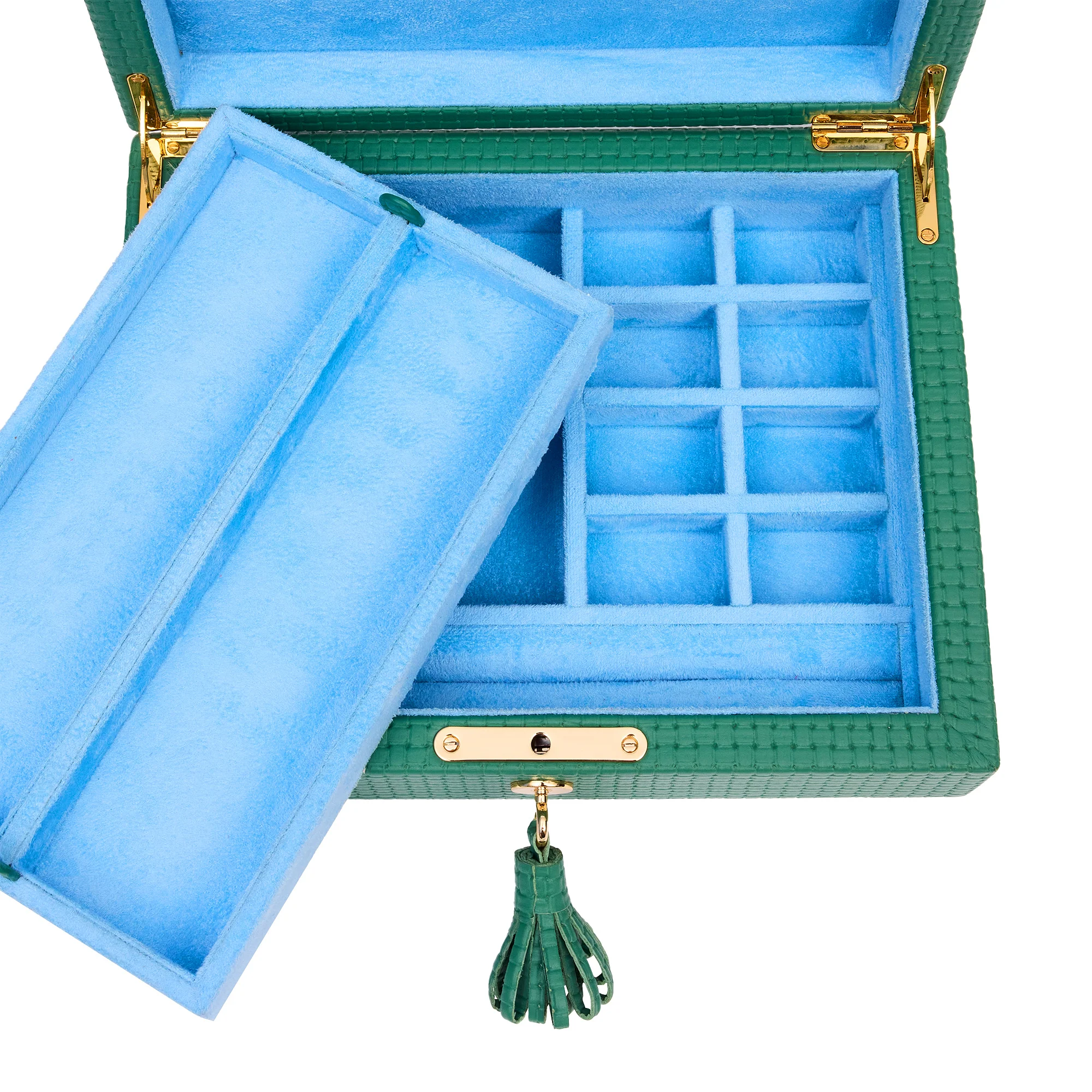 Charlotte Jewellery Box - Green - Image 5