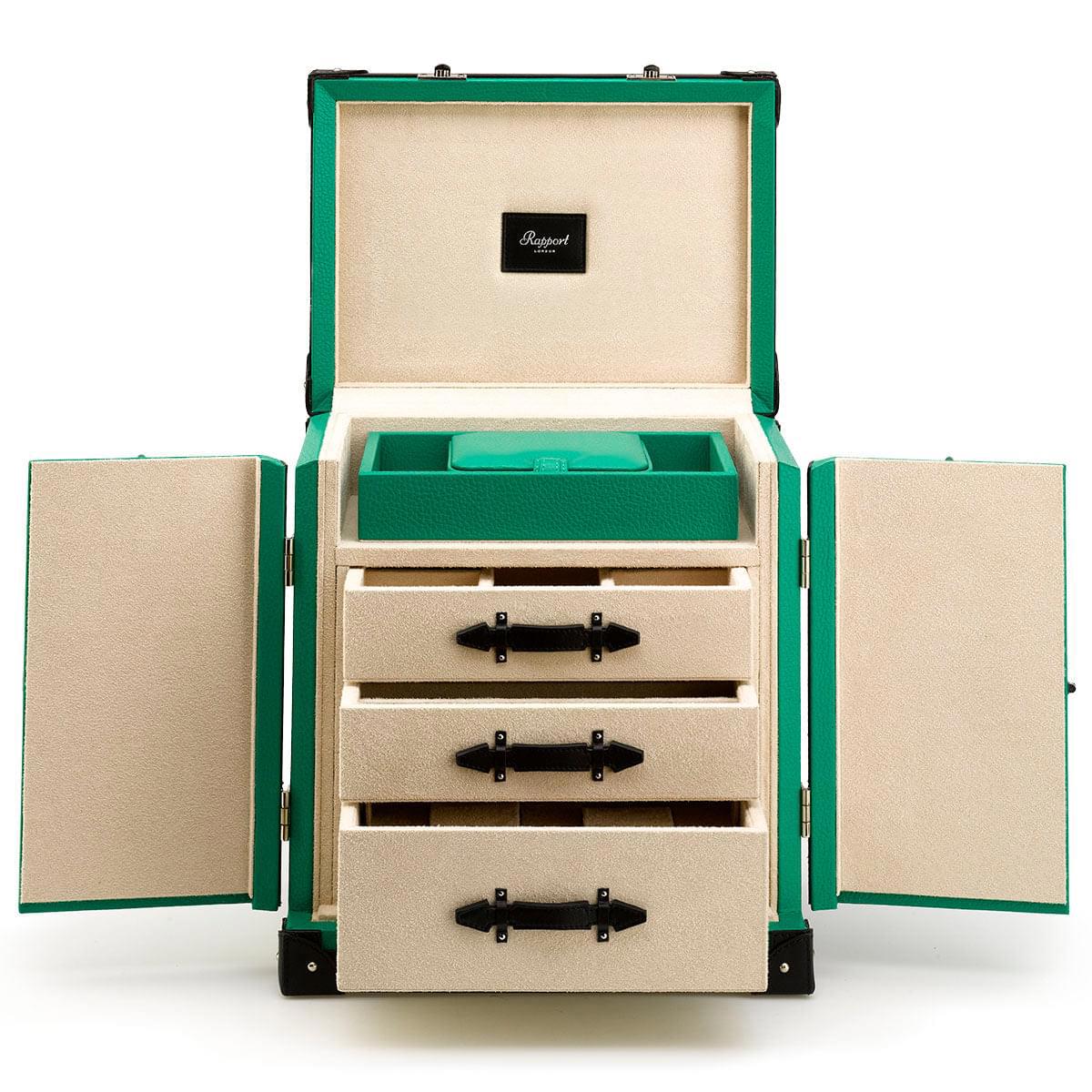 Deluxe Jewellery Trunk - Green - Image 4