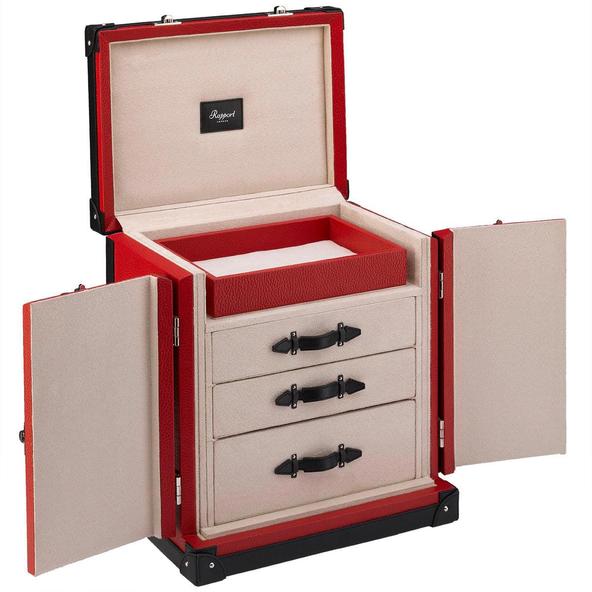 Deluxe Jewellery Trunk - Red - Image 6