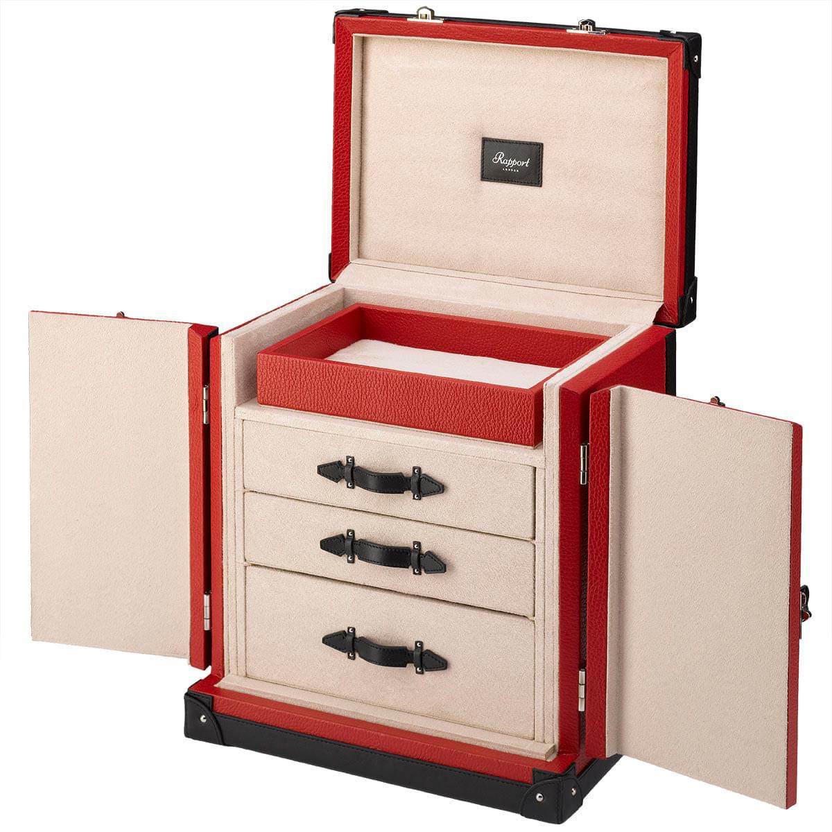 Deluxe Jewellery Trunk - Red - Image 7
