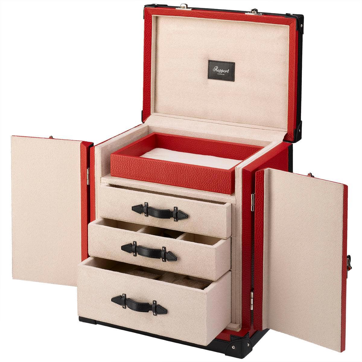 Deluxe Jewellery Trunk - Red - Image 8