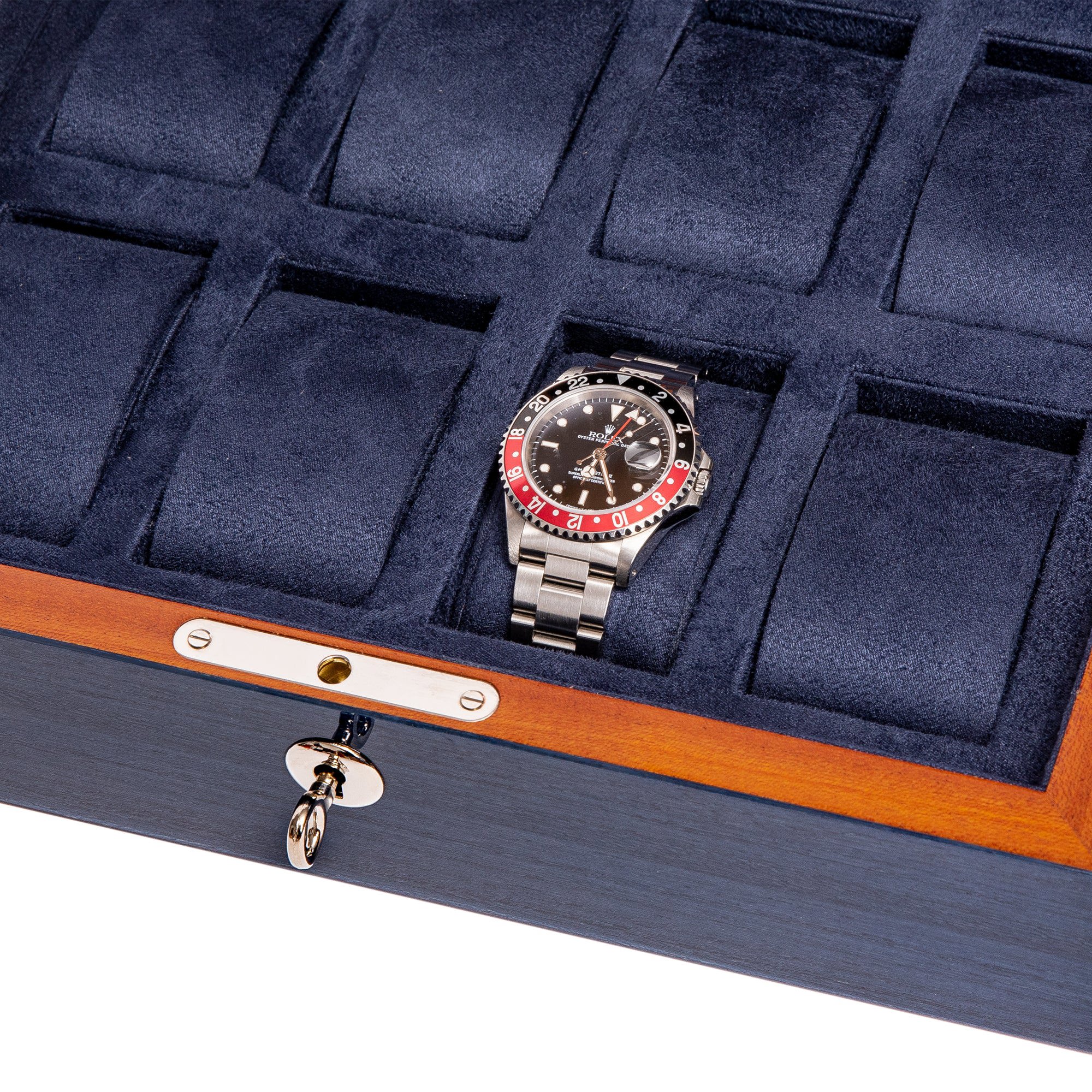 Heritage Chroma Eight Watch Box - Blue - Image 6
