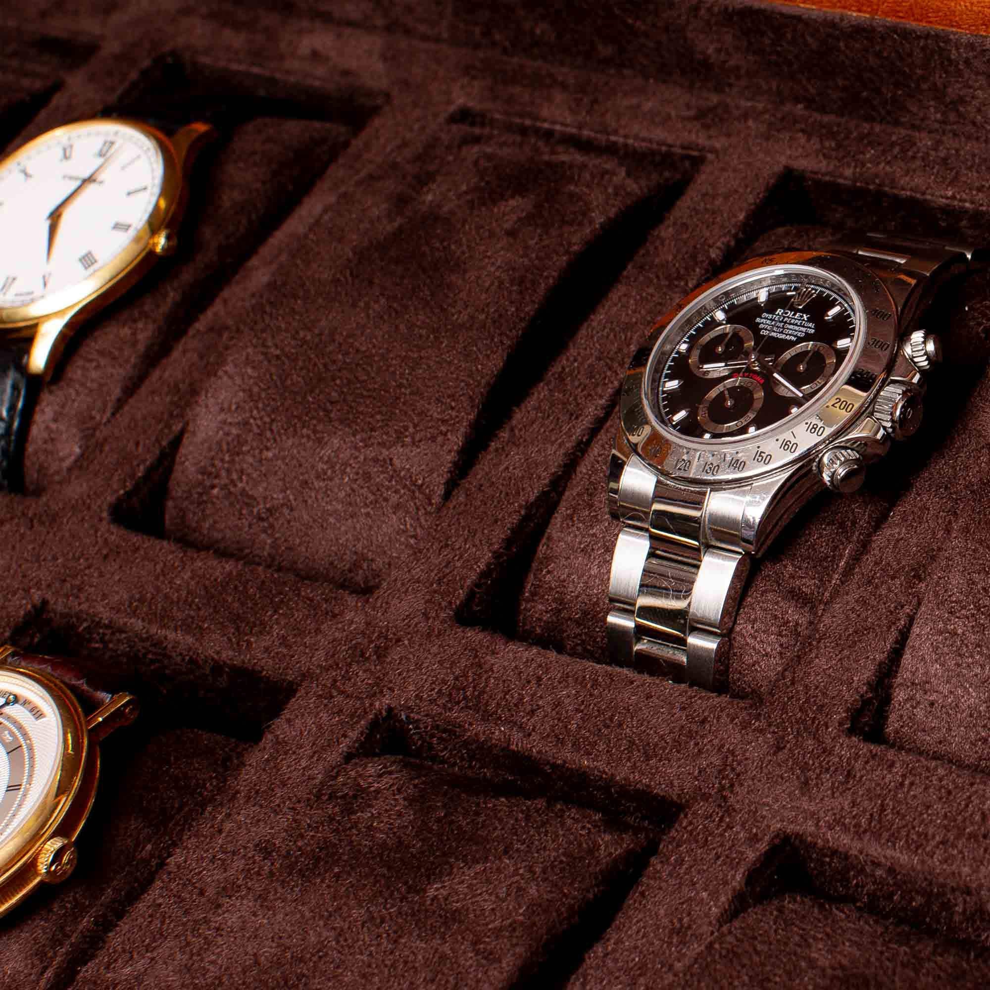 Heritage Ten Watch Box - Burr Walnut - Image 6
