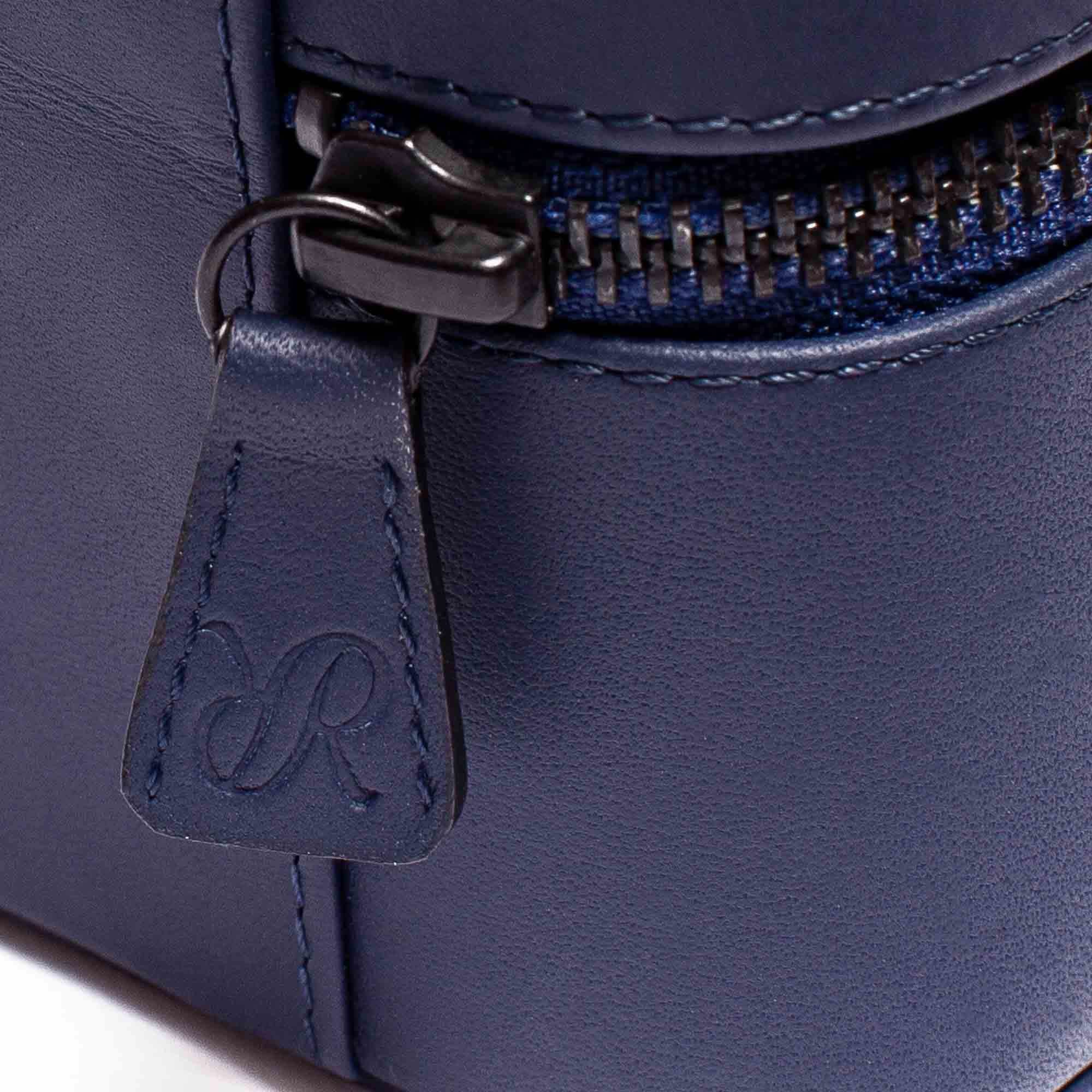 Hyde Park Four Watch Zip Case - Navy - Image 5