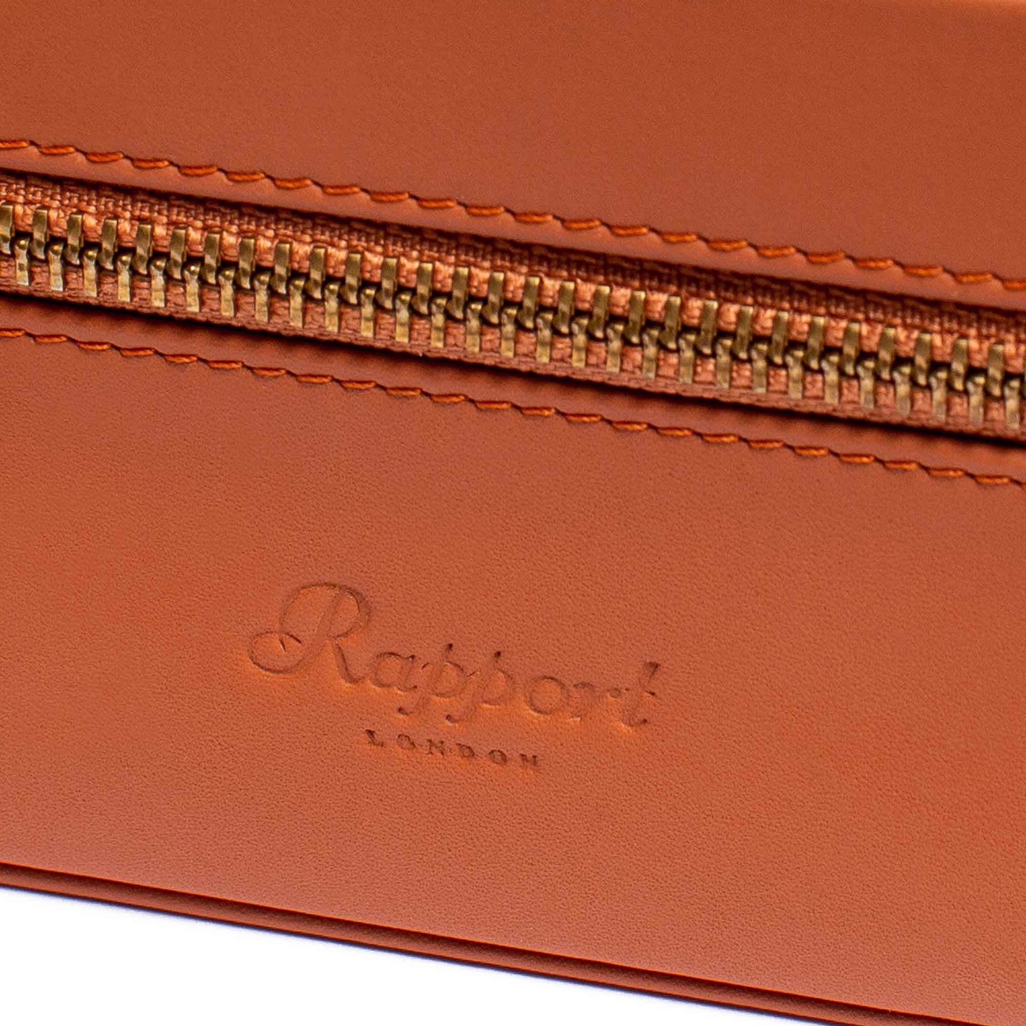 Hyde Park Two Watch Zip Case - Tan - Image 4