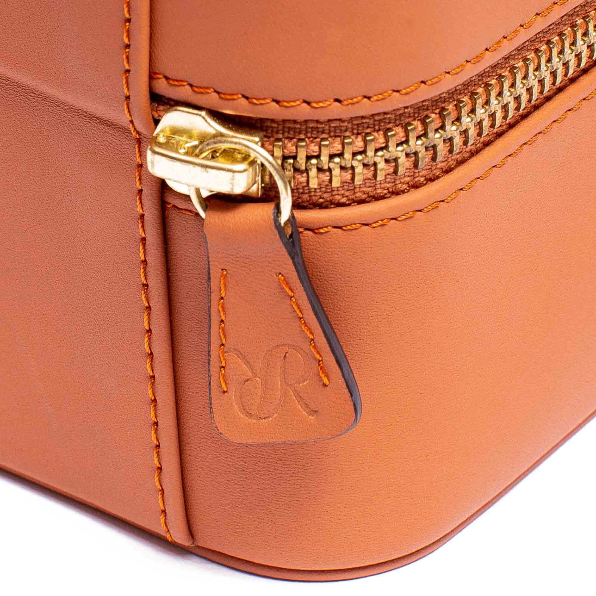 Hyde Park Two Watch Zip Case - Tan - Image 5